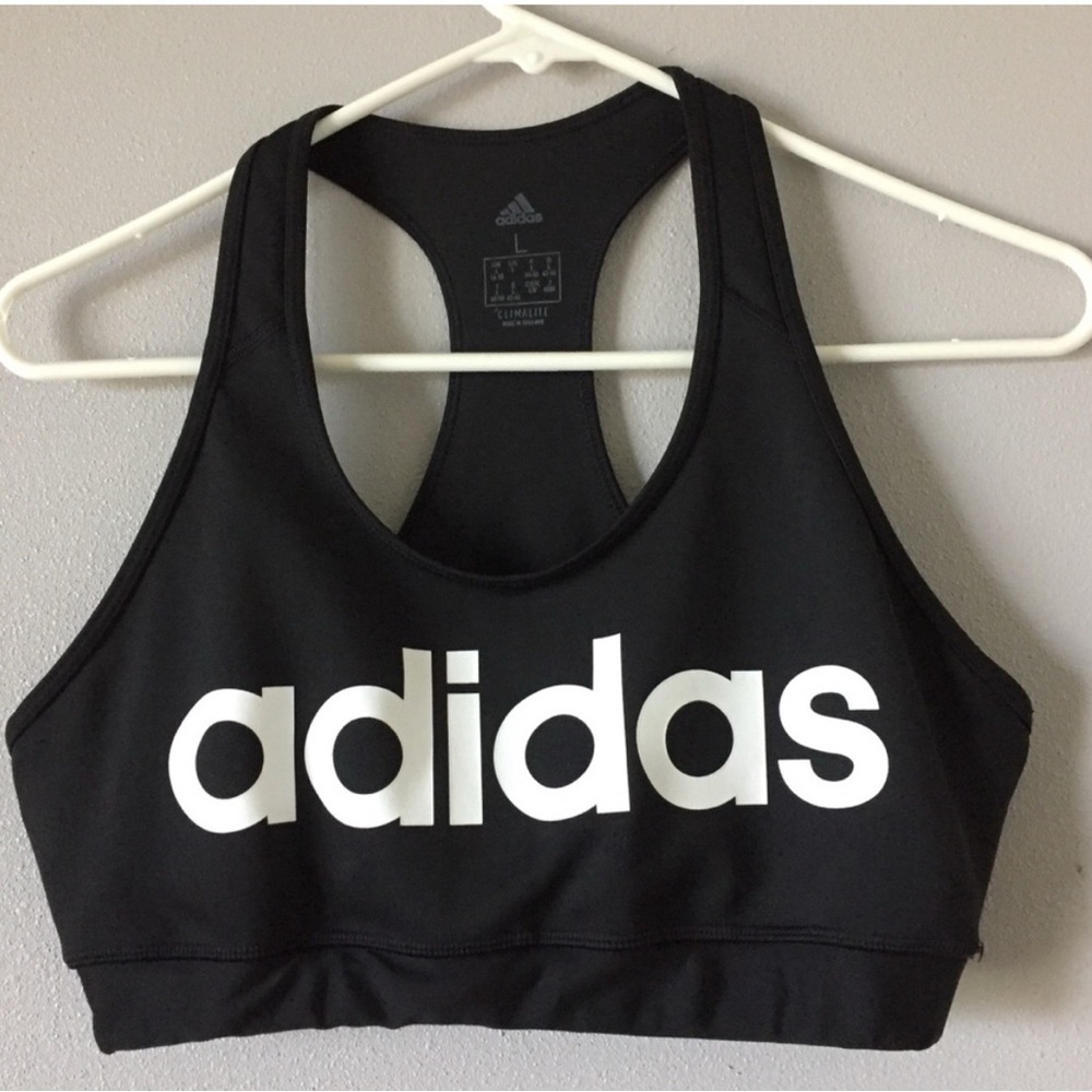 Adidas Women's Black and White Swim Top